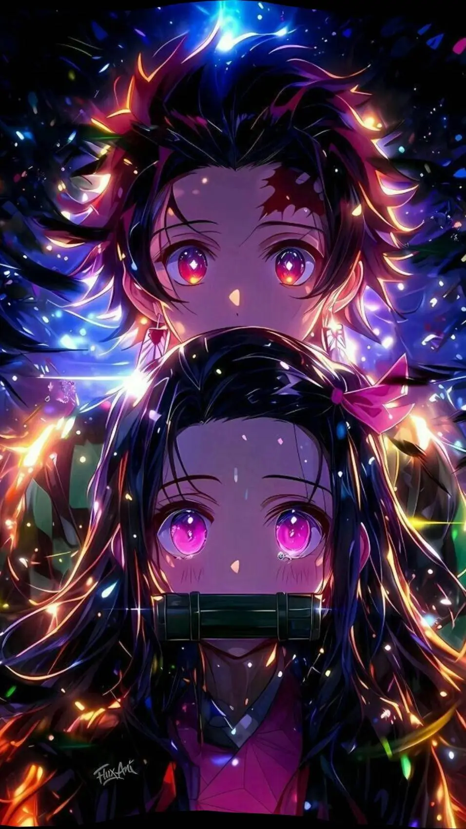 ai character: demon slayer background