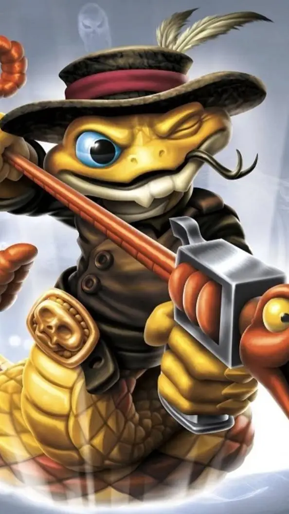 ai character: Rattle shake background