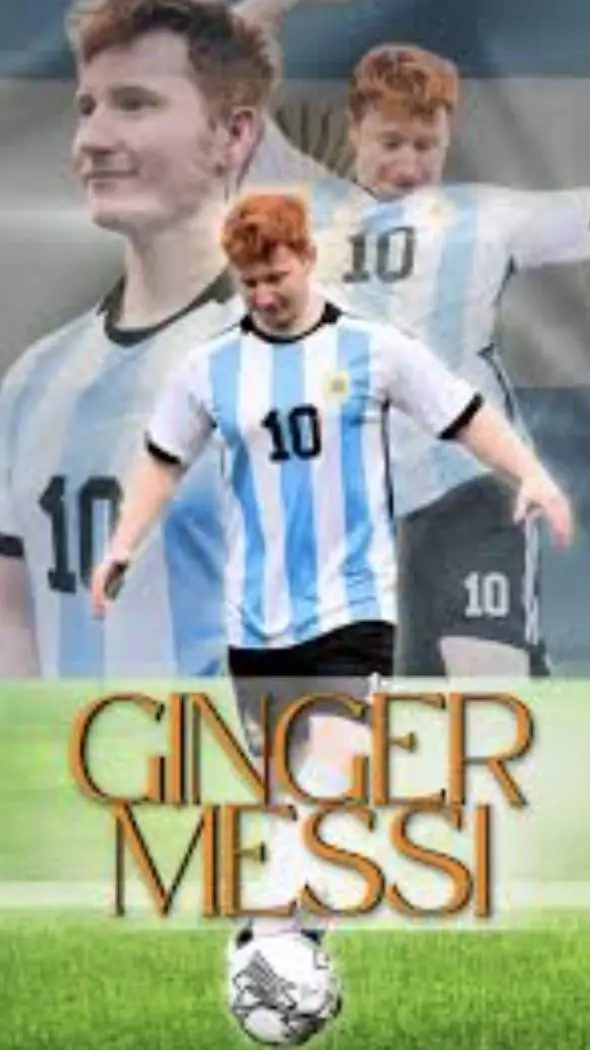 ai character: Ginger messi background