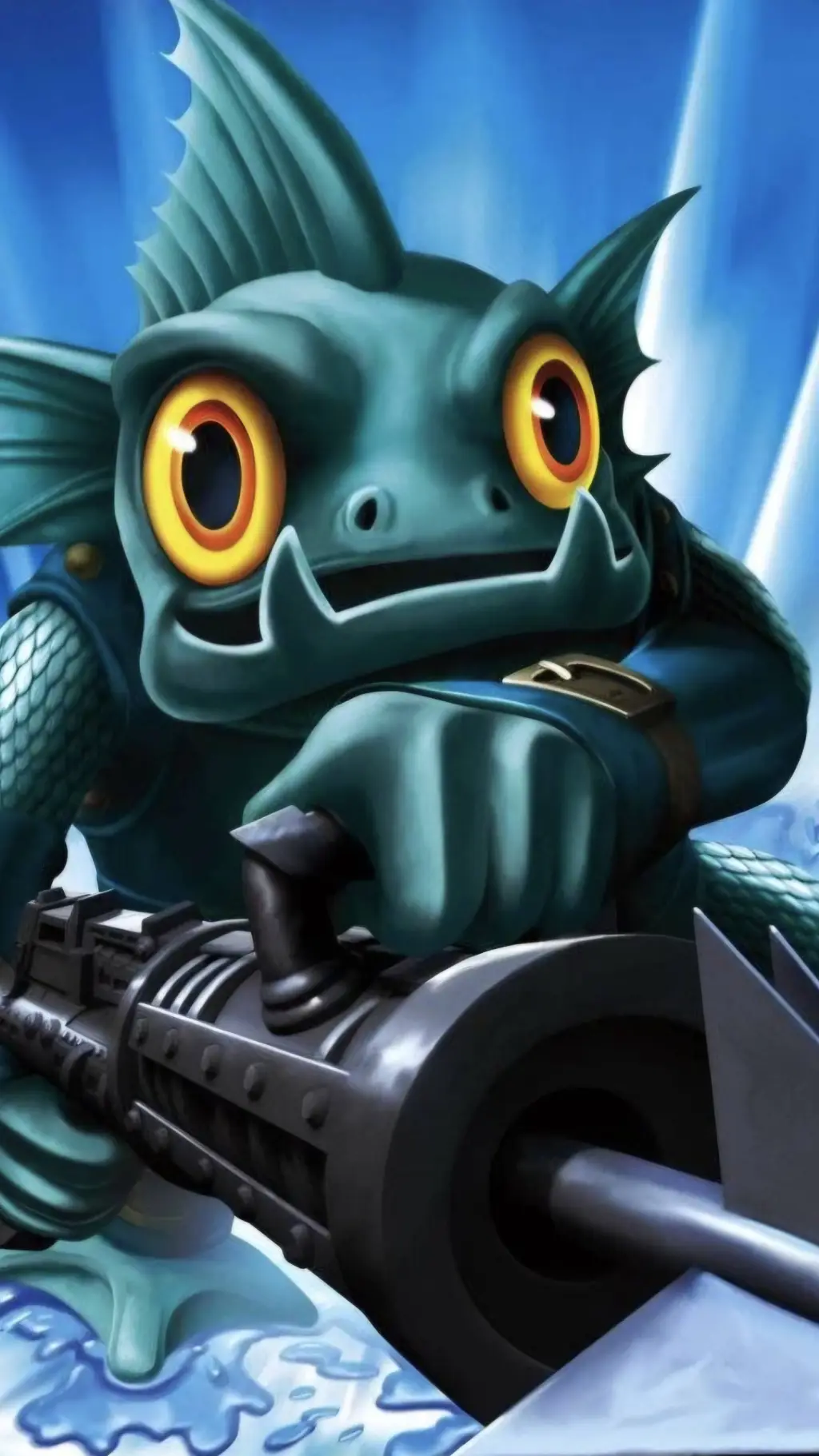 ai character: Gill grunt  background