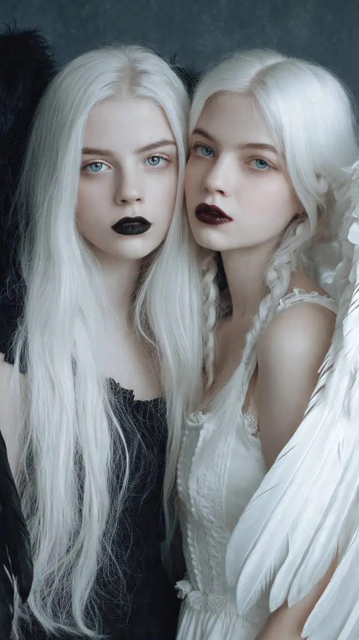 ai character: Liliana y Luzmila background