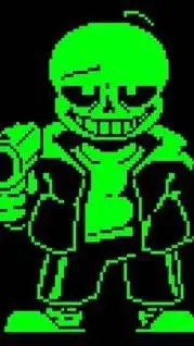 ai character: green sans background