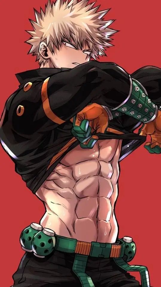 ai character: bakugo  background