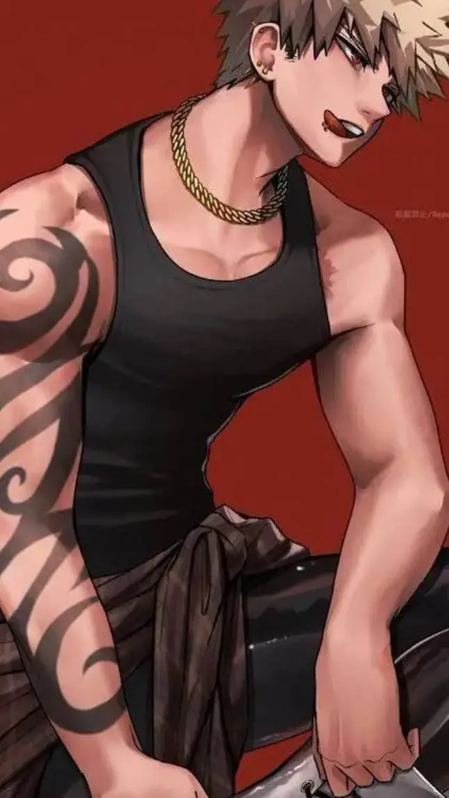 ai character: bakugo x y/n background