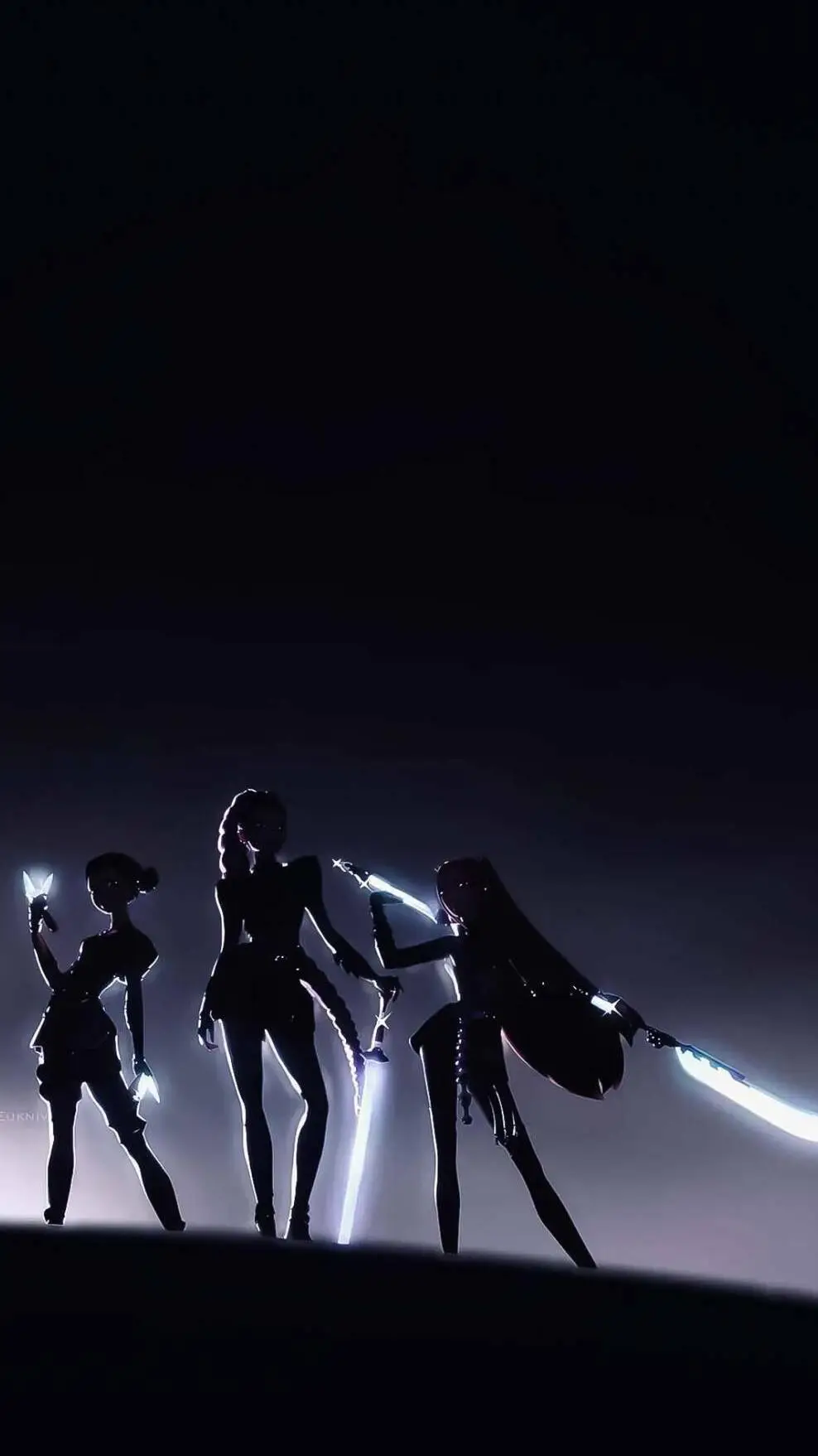 ai character: huntrix  background