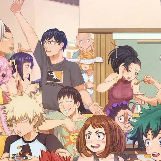 chat with ai character: Mha sleep over!! 🎀