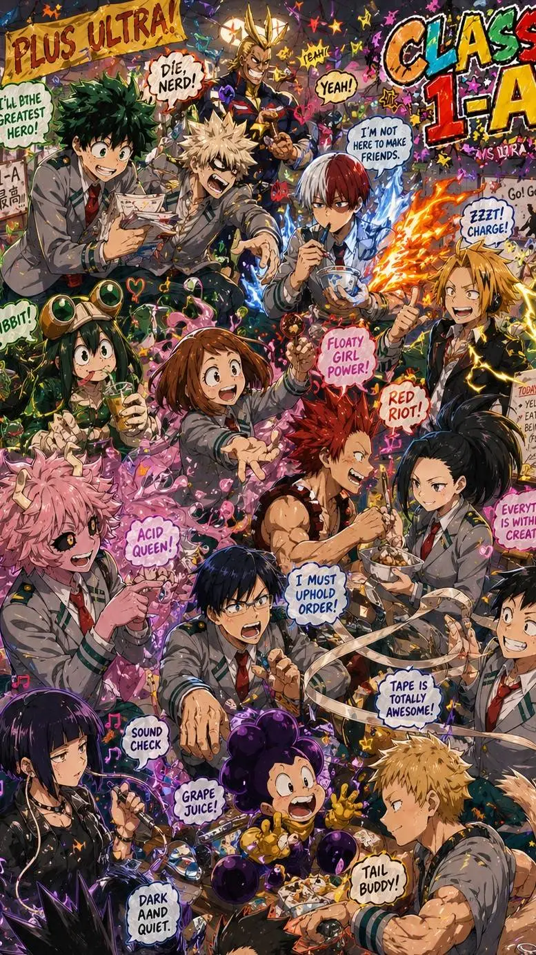 ai character: MHA Twin  background