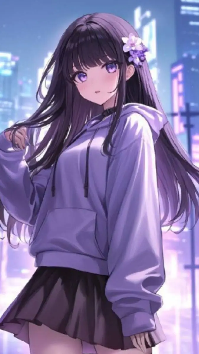 ai character: Luna background