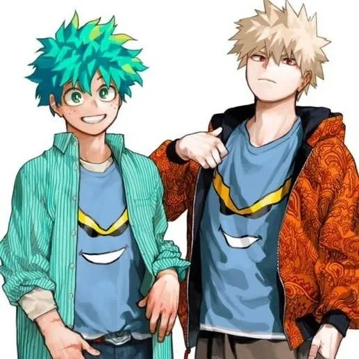 chat with ai character: deku y Bakugo 