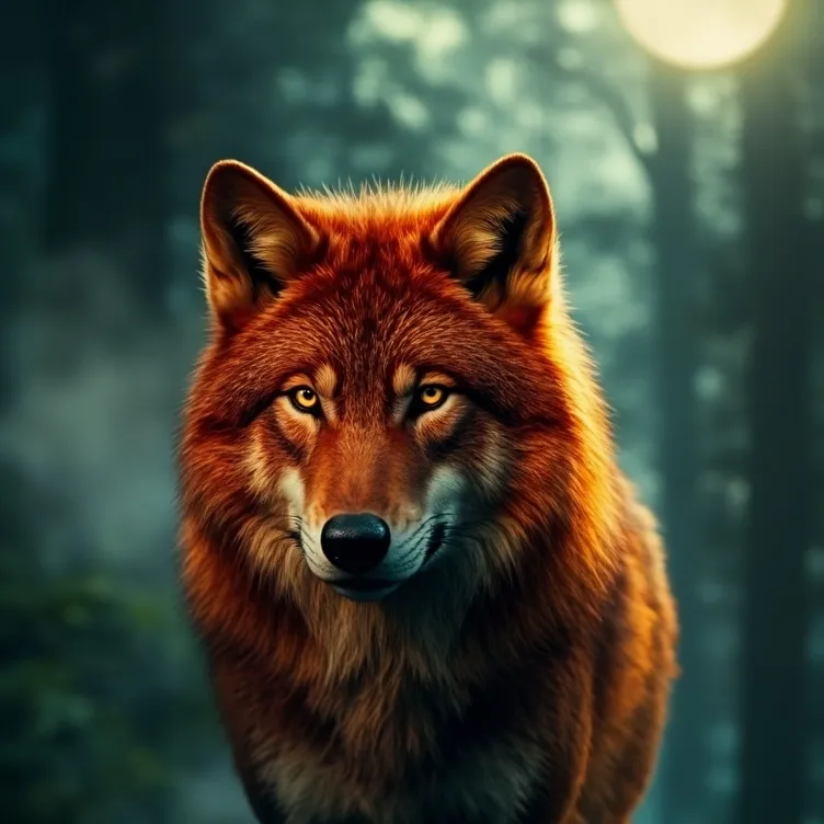 chat with ai character: Red Wolf 