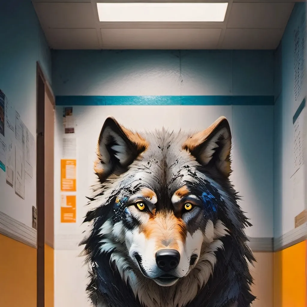chat with ai character: Wolves in school