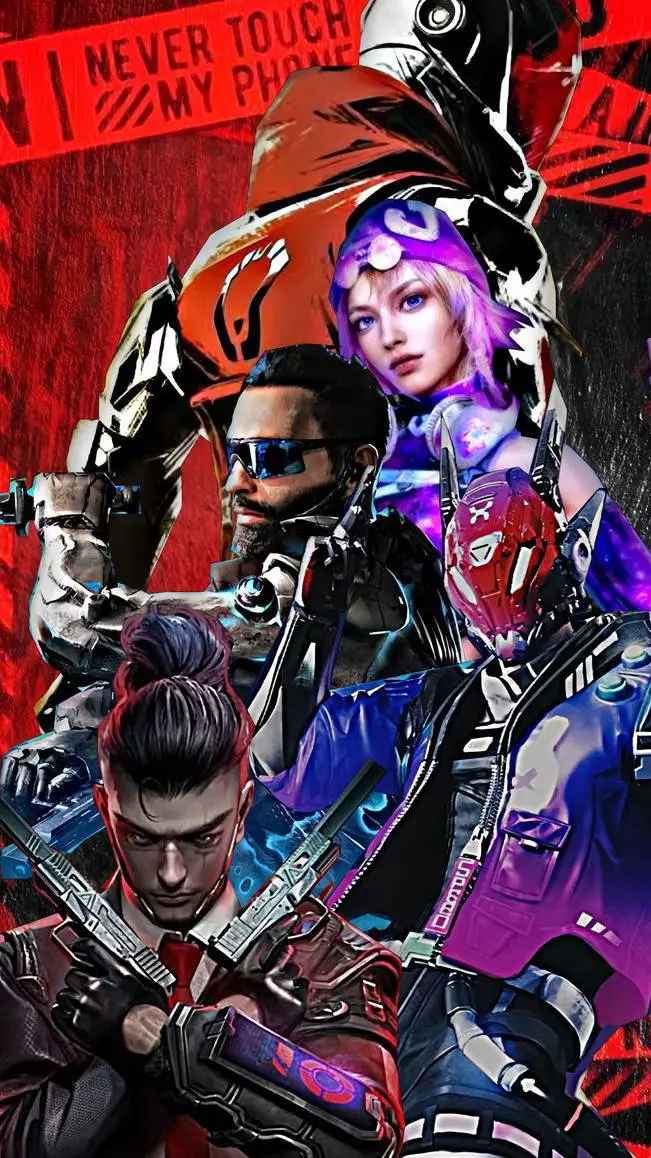 ai character: blood strike  background