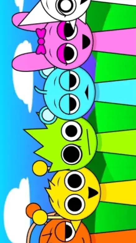 ai character: Sprunki  background