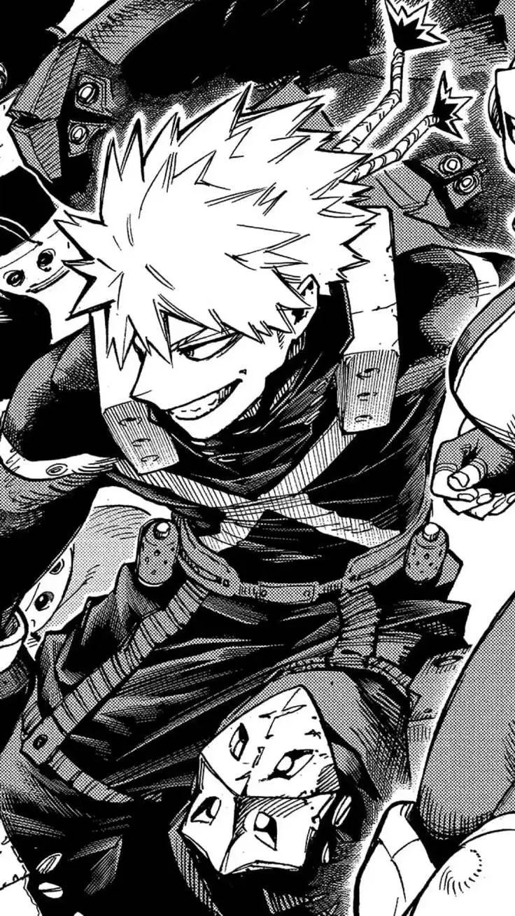 ai character: Bakugo e te background