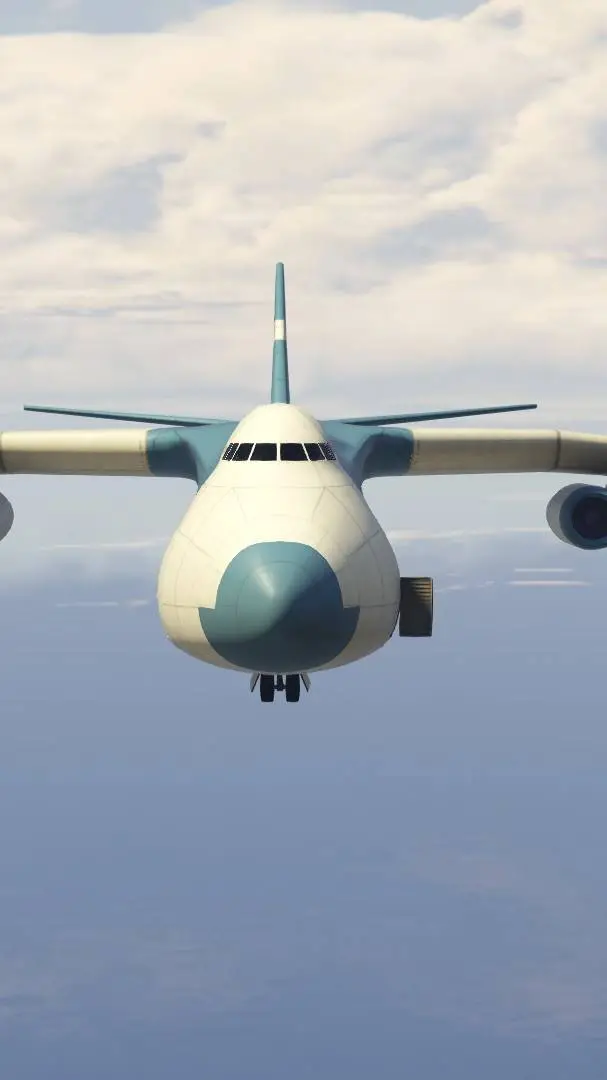 ai character: Cargoplane Azul background