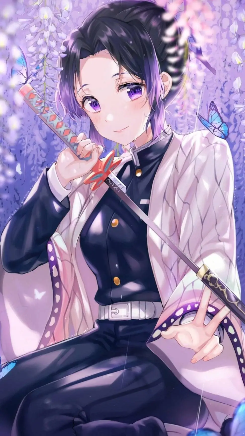 ai character: шинобу  background