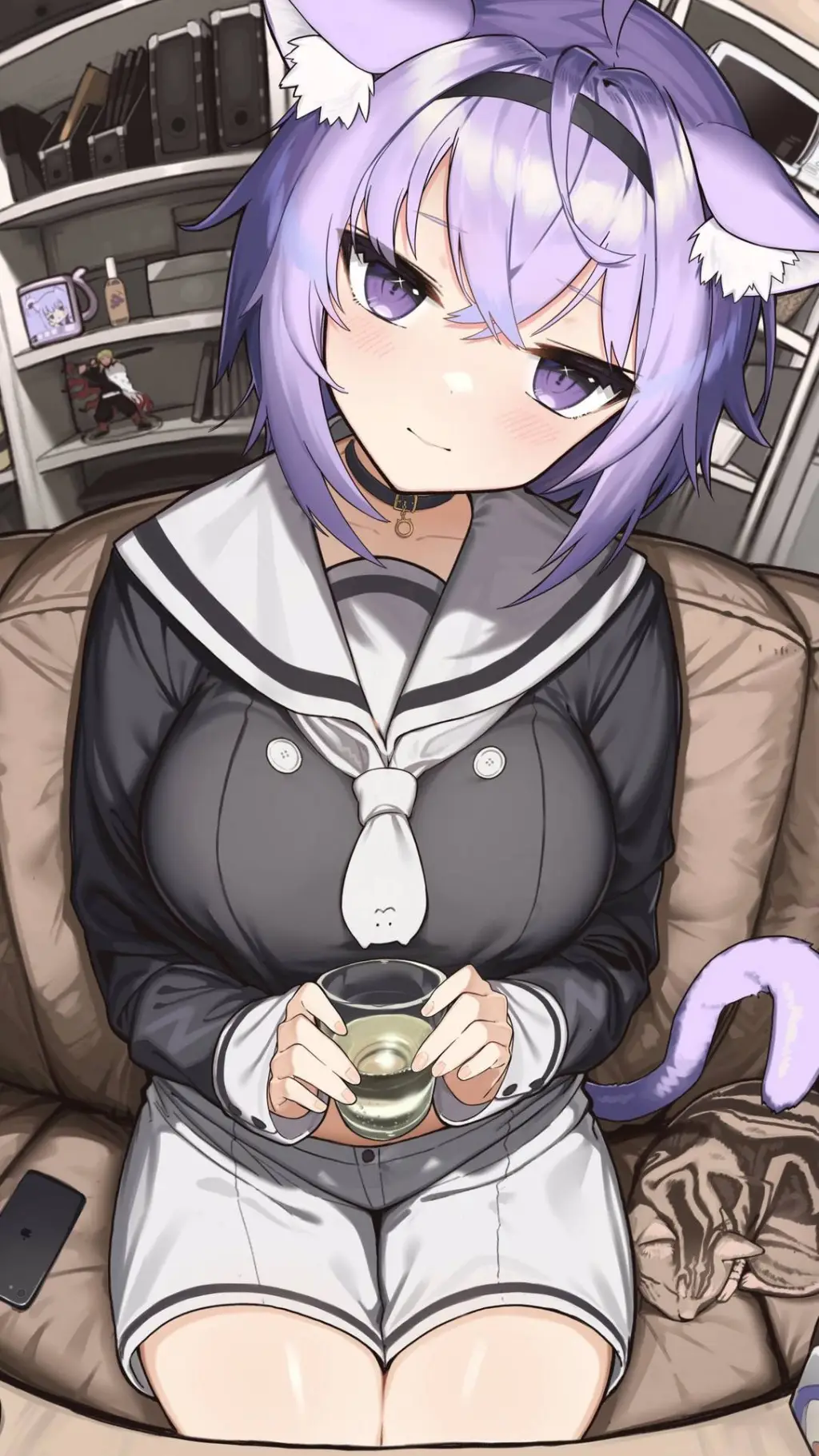 ai character: Neko background