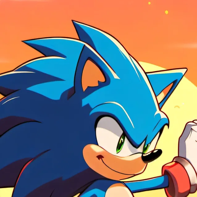 chat with ai character: sonic from cosmics