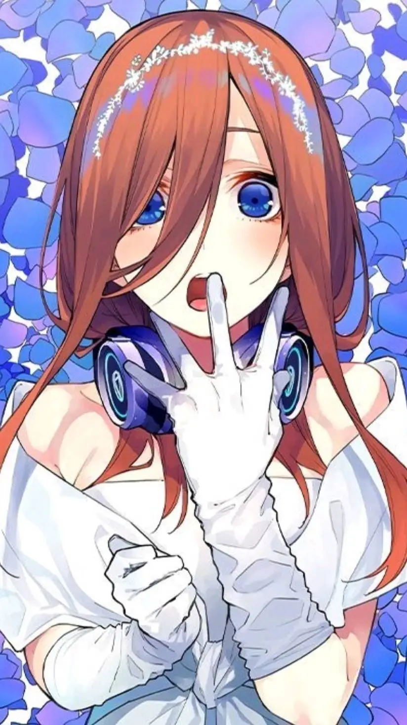 ai character: Miku nakano background