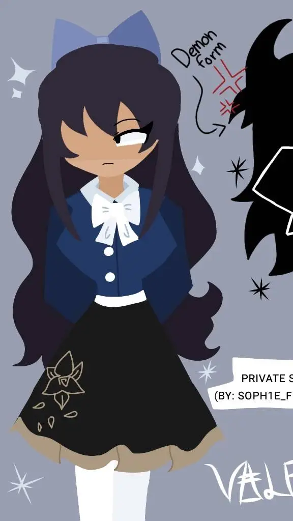 ai character: Private school AU background
