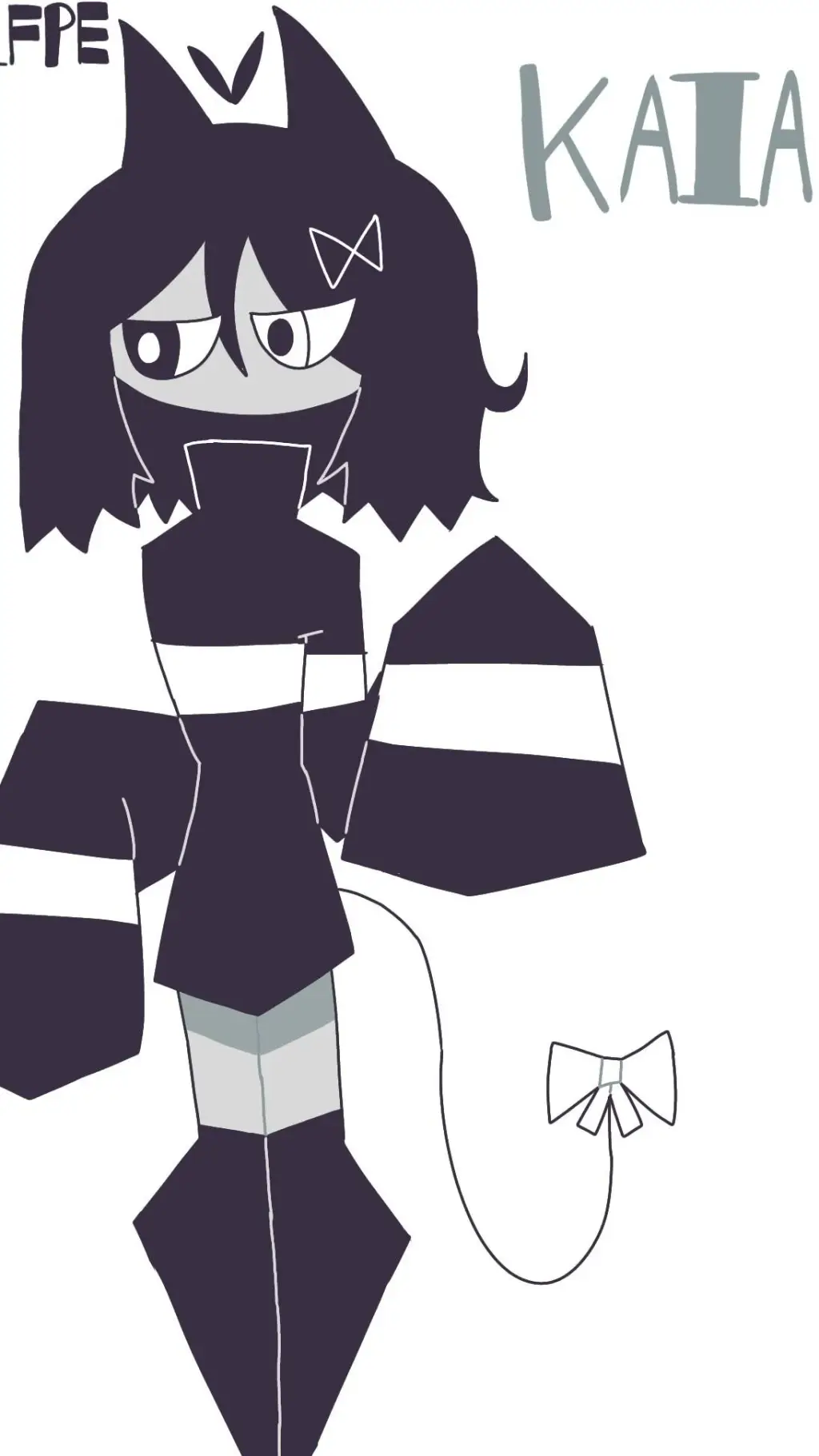 ai character: ★🖤KAIA🤍★ background