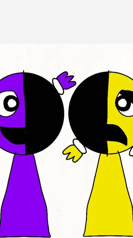 ai character: giant kiki & bouba background