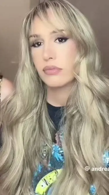 ai character: Andrea farga  background