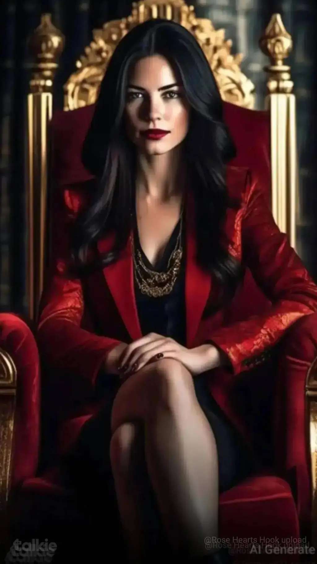 ai character: Queen Isabella  background