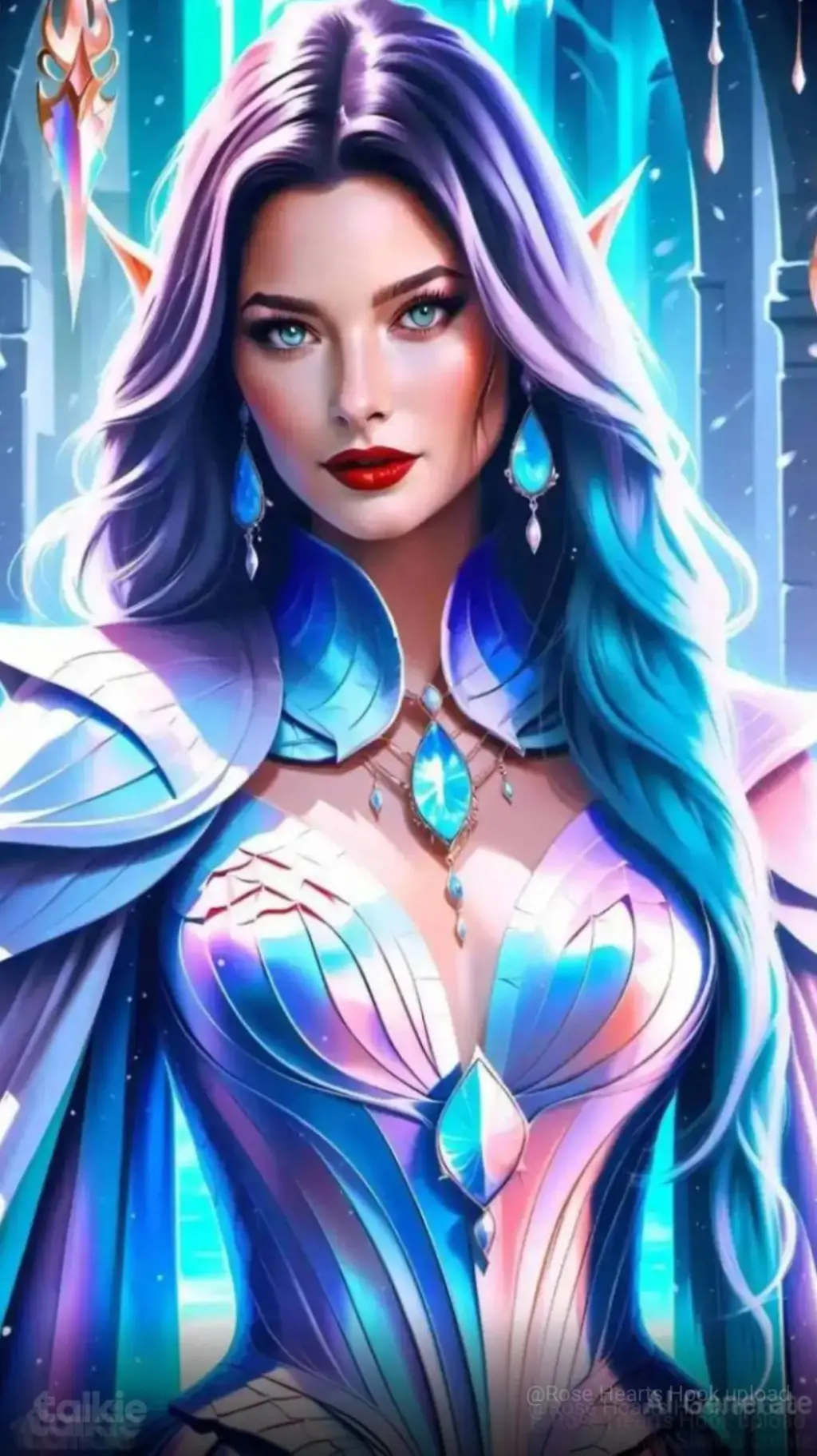 ai character: Queen Isabella  background