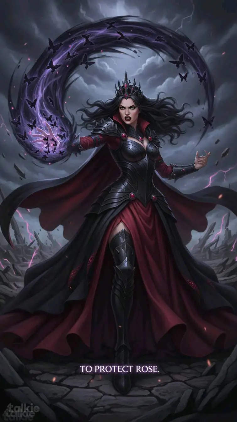 ai character: Queen Of Hell  background