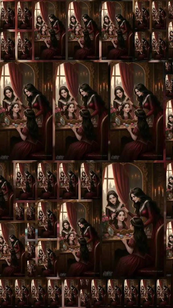 ai character: Mother Daughter  background