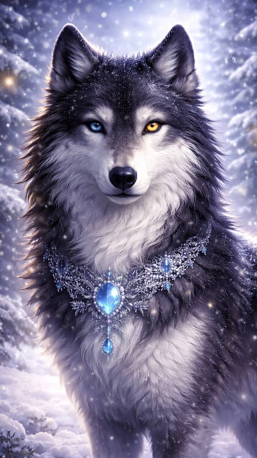 ai character: Alpha Black Wolf background