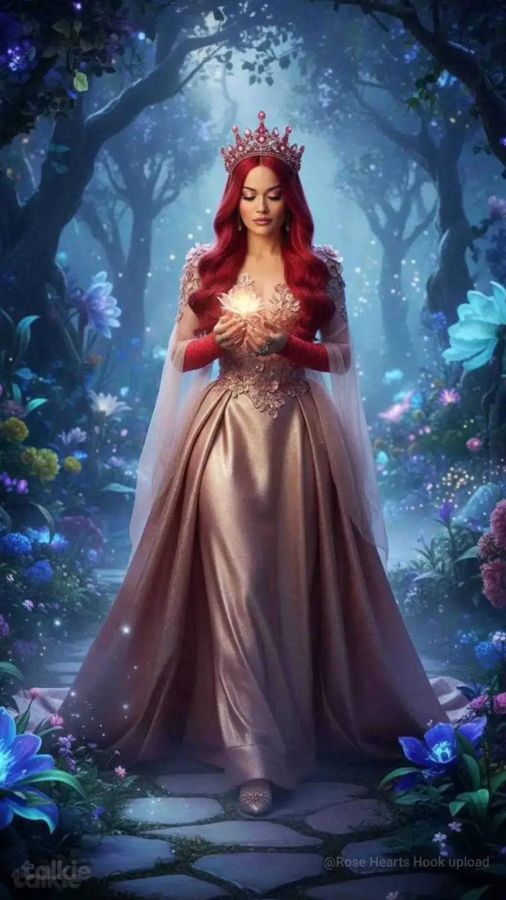ai character: Princess Rita Ora  background