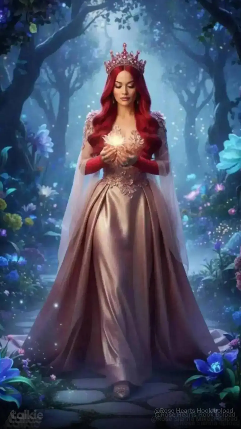 ai character: RITA ORA SIENNA  background