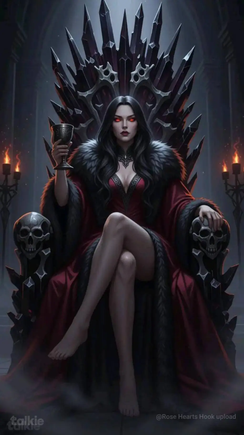 ai character: Queen Isabella  background