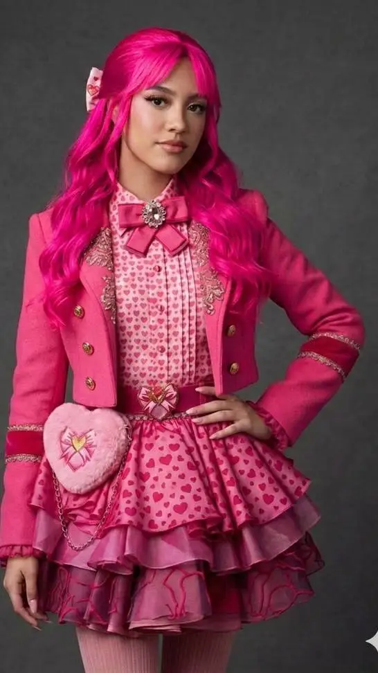ai character: Pink Hearts Hook  background