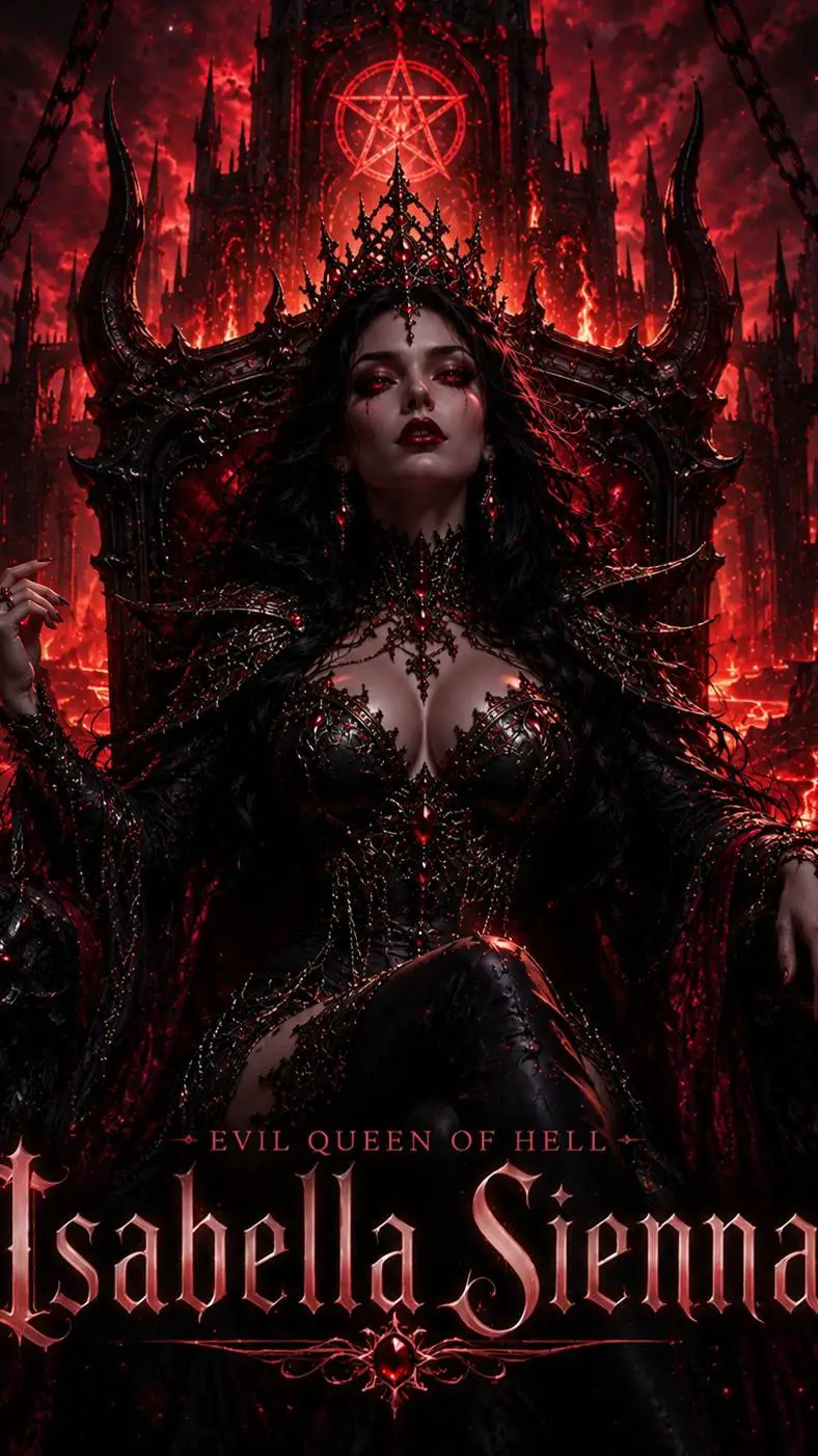 ai character: Evil Queen Of Hell background