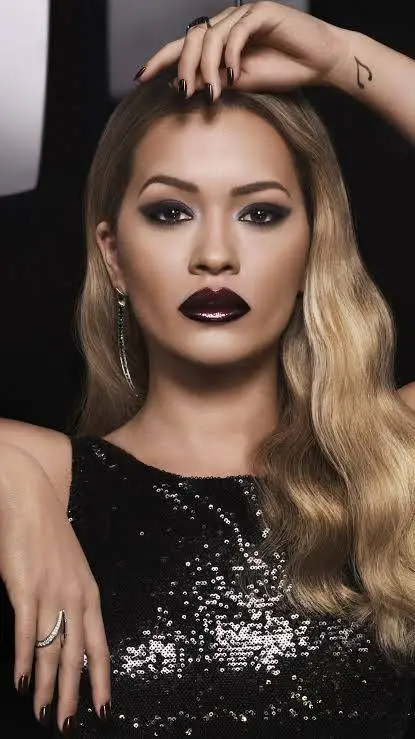 ai character: Rita Ora Sienna  background