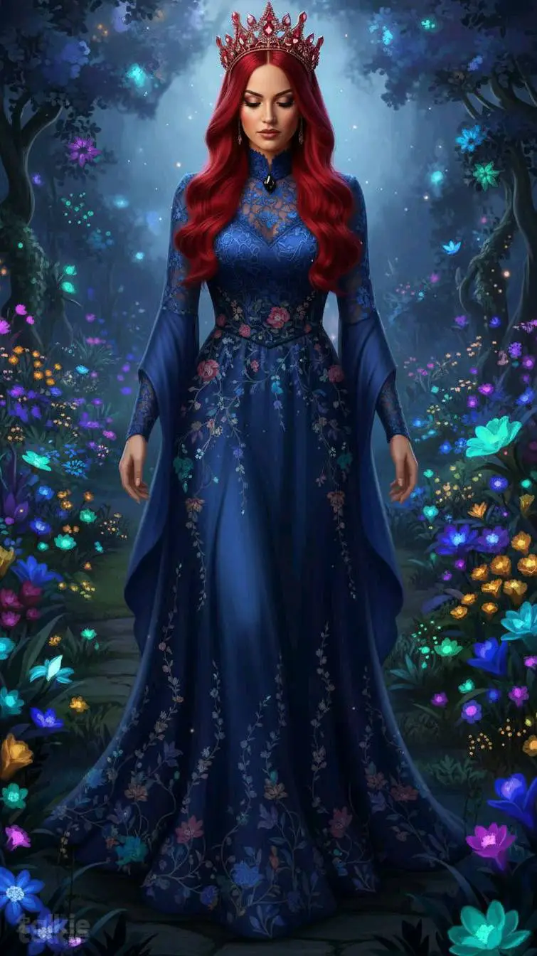 ai character: Queen Rita Ora  background