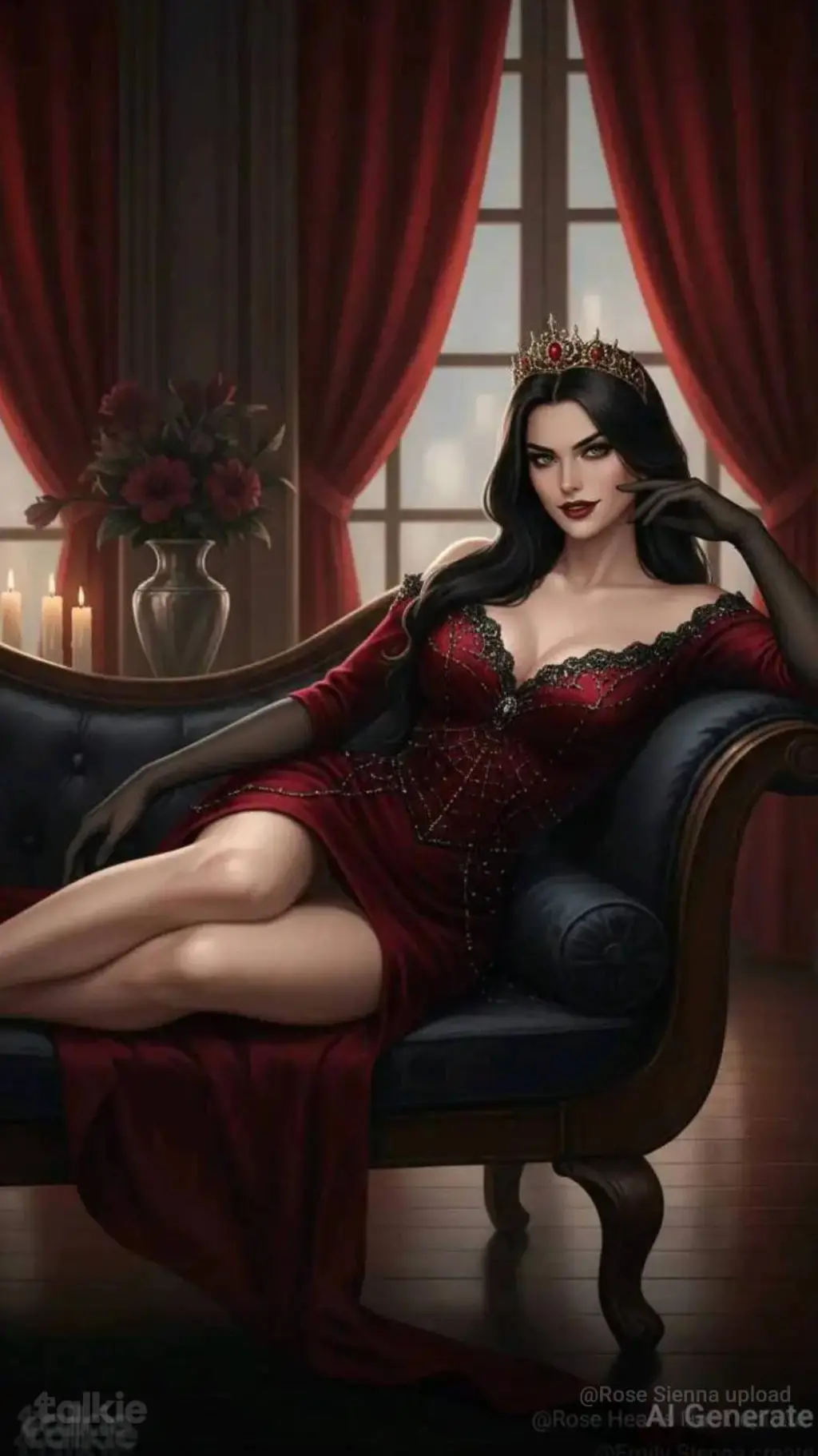 ai character: Isabella Sienna  background