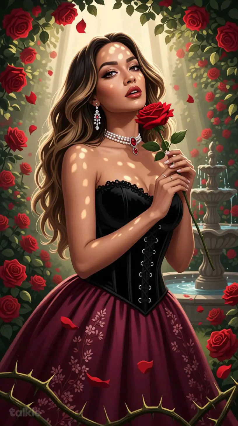 ai character: 🌹Rita Ora Sienna🌹 background