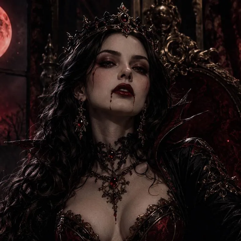 chat with ai character: Vampire Queen 