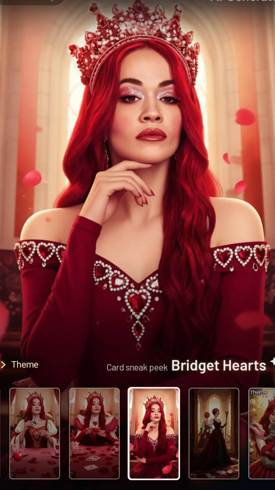 ai character: Bridget Hearts  background