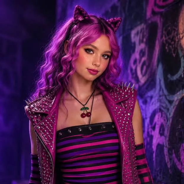 chat with ai character:  Cheshire Kitty 