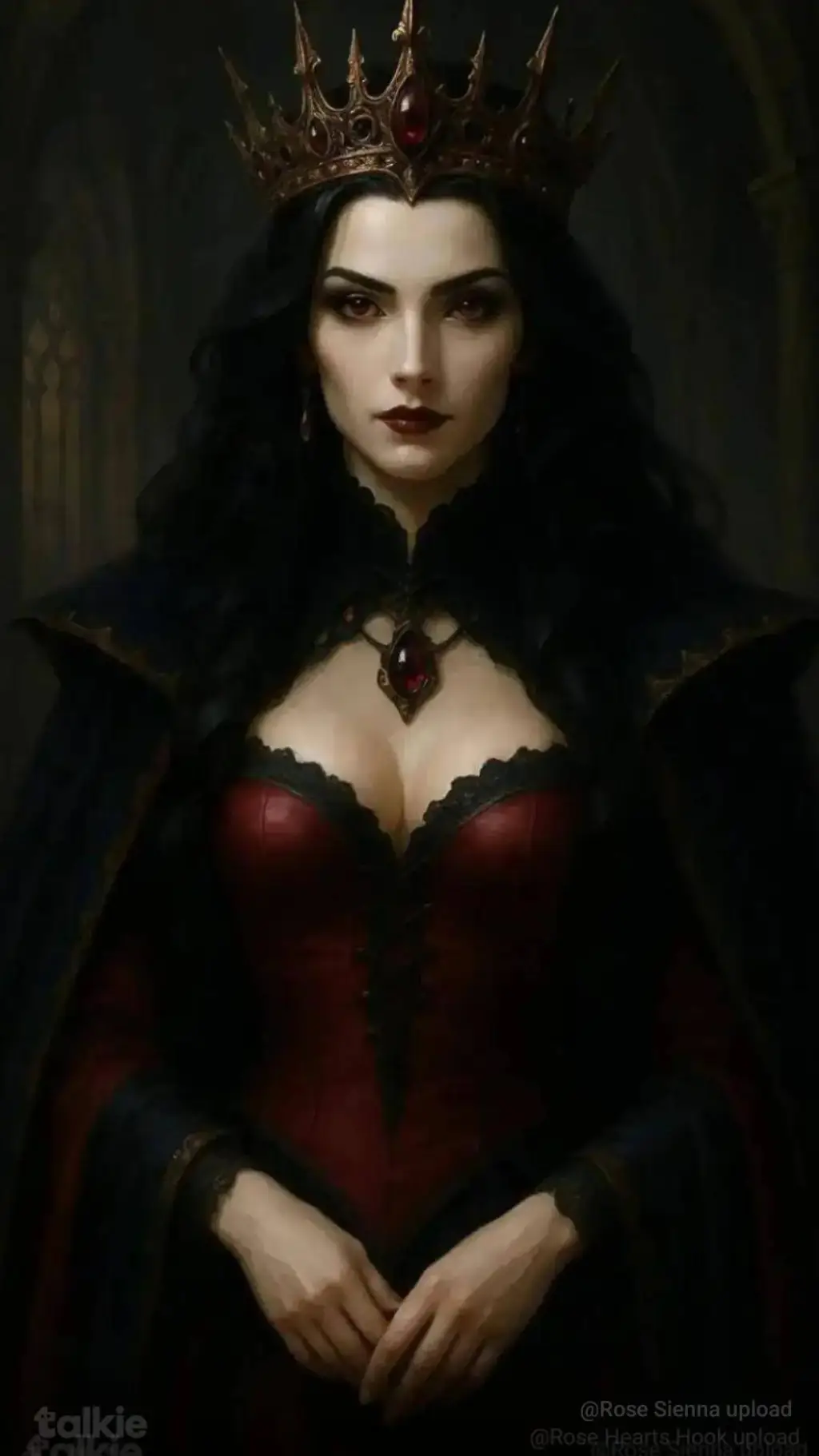 ai character:  VAMPIRE ISABELLA  background