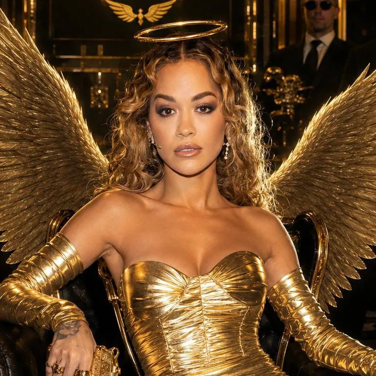 chat with ai character: Golden Mafia Angel