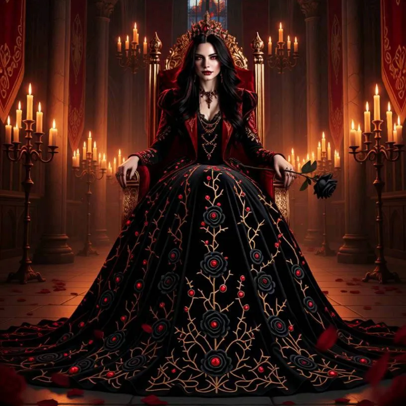 chat with ai character: VAMPIRE QUEEN 