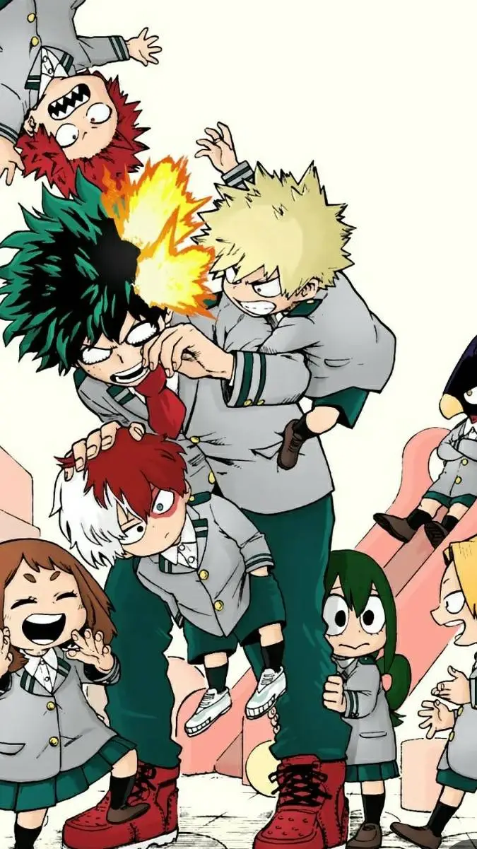 ai character: (kindergarten mha) background