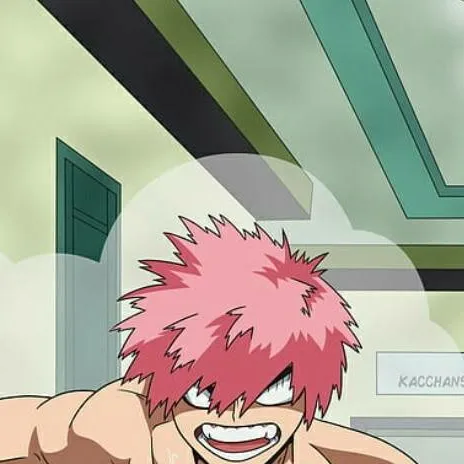 chat with ai character: pink hair bakugo