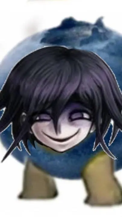 ai character: blueberry kokichi  background